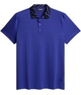 J.Lindeberg Karter polo da uomo, clematis blue