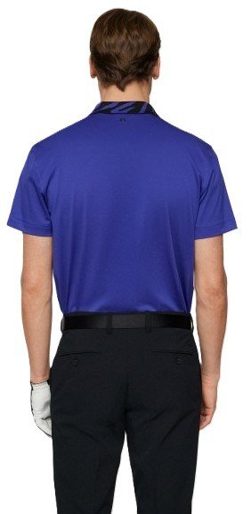 J.Lindeberg Karter polo da uomo, clematis blue