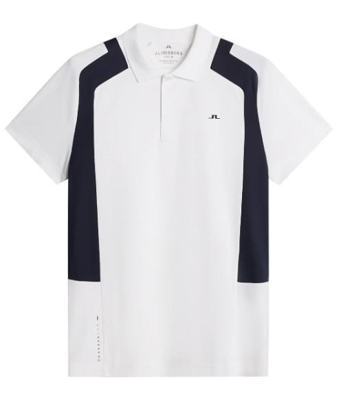 J.Lindeberg Legacy polo da uomo, bianco