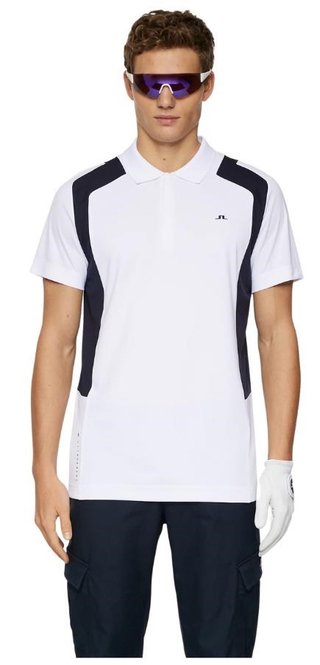 J.Lindeberg Legacy polo da uomo, bianco