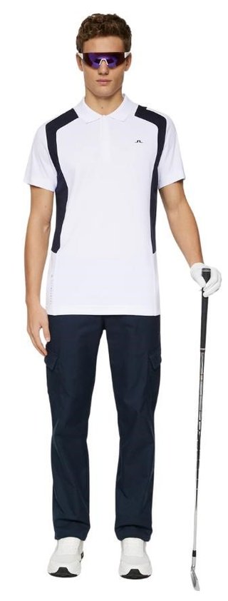 J.Lindeberg Legacy polo da uomo, bianco