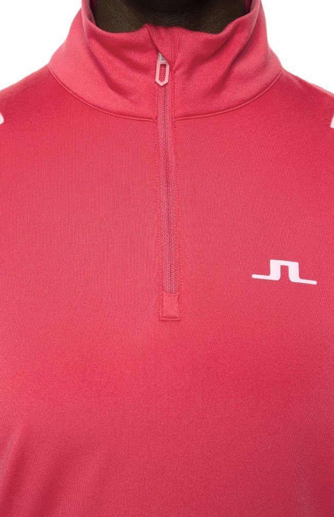 J.Lindeberg Mae Quarter Zip Mid felpa donna, azalea