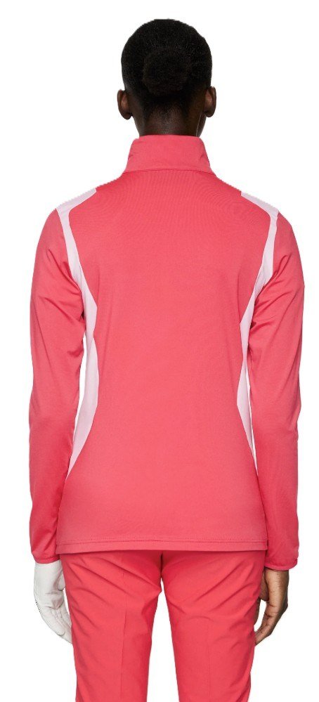 J.Lindeberg Mae Quarter Zip Mid felpa donna, azalea