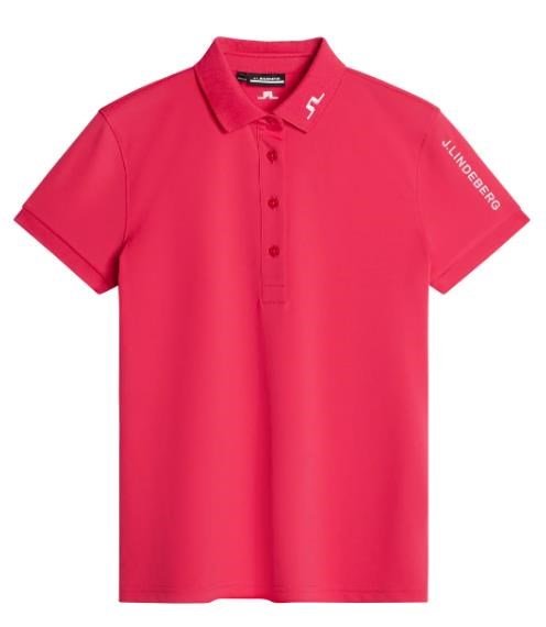 J.Lindeberg Tour Tech polo da donna, azalea