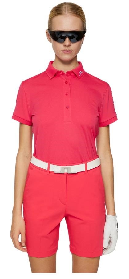 J.Lindeberg Tour Tech polo da donna, azalea