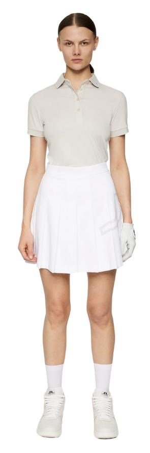 J.Lindeberg Tour Tech polo da donna, moonbeam