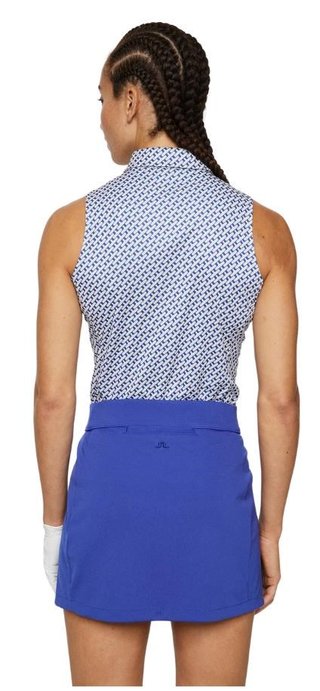 J.Lindeberg Dena Print Sleeveless top da donna, tour geo moonbeam