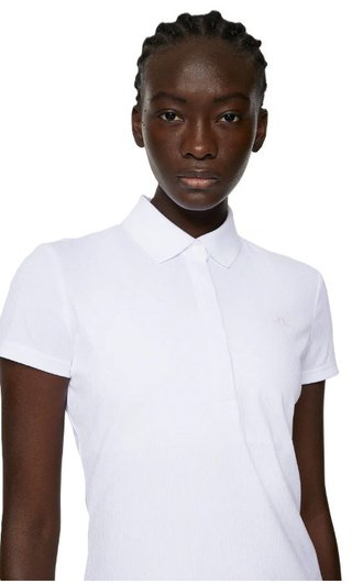J.Lindeberg Karlie polo da donna, bianco