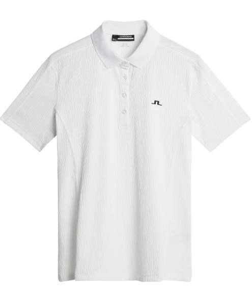 J.Lindeberg Izara polo da donna, bianco
