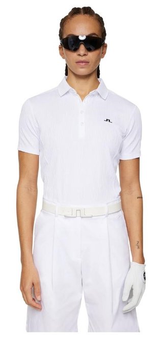 J.Lindeberg Izara polo da donna, bianco