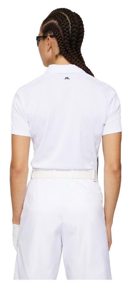 J.Lindeberg Izara polo da donna, bianco