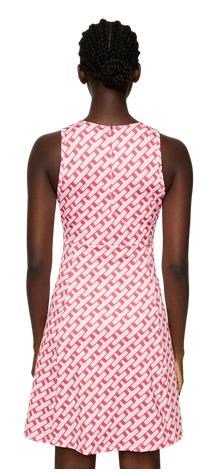 J.Lindeberg Cora Print vestito da donna, tour geo pink
