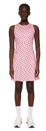 J.Lindeberg Cora Print vestito da donna, tour geo pink