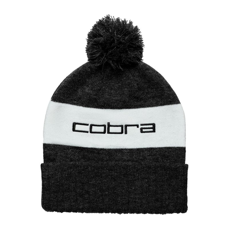 Cobra Pom Beanie berretto invernale, puma black/white glow