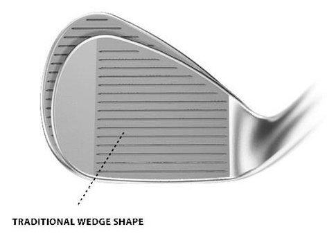 DEMO Callaway Jaws Raw Full Toe Chrome wedge, acciaio
