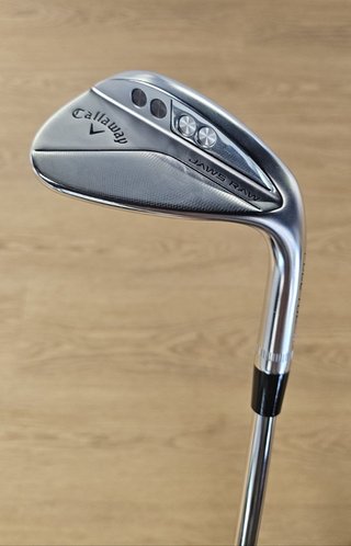 DEMO Callaway Jaws Raw Full Toe Chrome wedge, acciaio