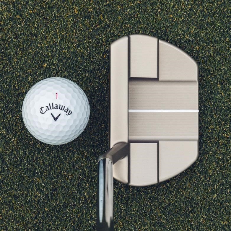 Odyssey Ai-ONE Silver Milled THREE T putter