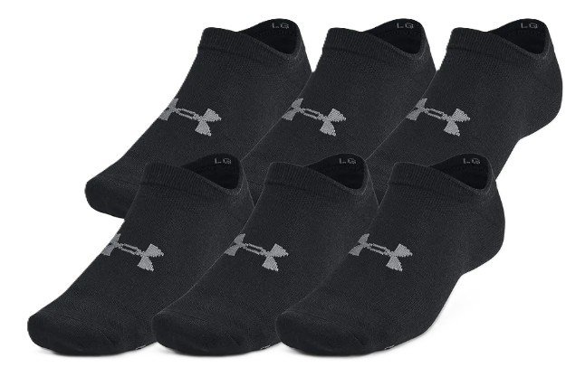 Under Armour Essential No Show calzini unisex, neri