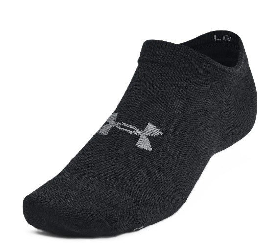 Under Armour Essential No Show calzini unisex, neri
