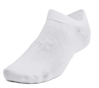 Under Armour Essential No Show calzini unisex (6 paia), bianchi