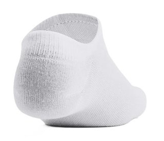 Under Armour Essential No Show calzini unisex (6 paia), bianchi