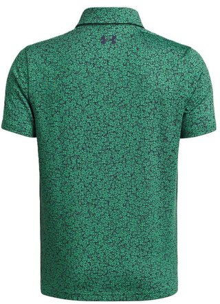 Under Armour Playoff Printed junior polo, team kelly green