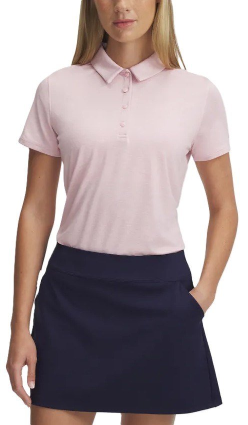 Under Armour Playoff SS polo da donna, prime pink