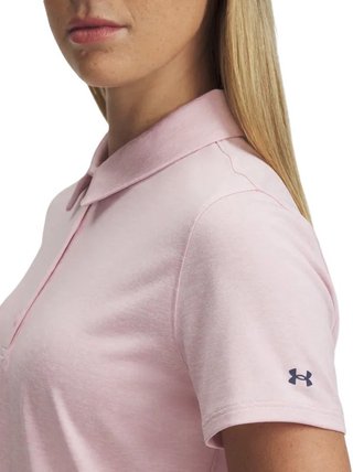 Under Armour Playoff SS polo da donna, prime pink