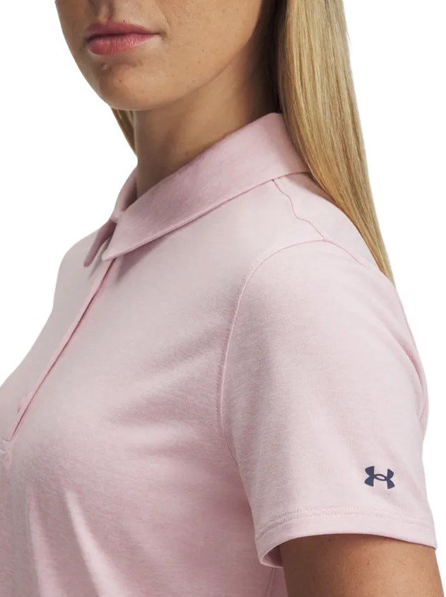 Under Armour Playoff SS polo da donna, prime pink