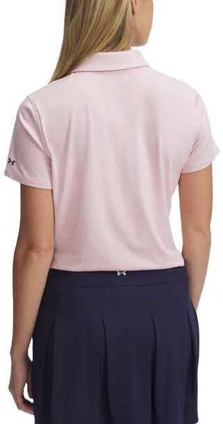 Under Armour Playoff SS polo da donna, prime pink
