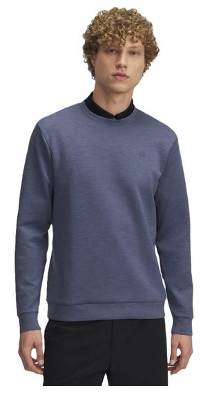 Under Armour Drive Midlayer Crew felpa da uomo, downpour gray
