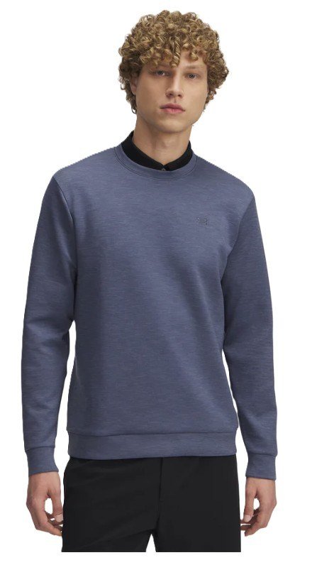 Under Armour Drive Midlayer Crew felpa da uomo, downpour gray