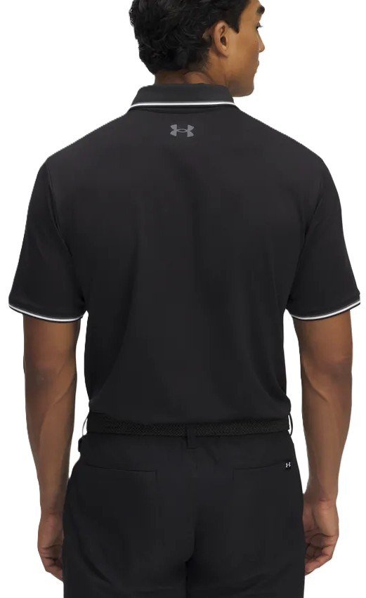 Under Armour Playoff 3.0 Rib polo uomo, nero