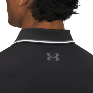 Under Armour Playoff 3.0 Rib polo uomo, nero