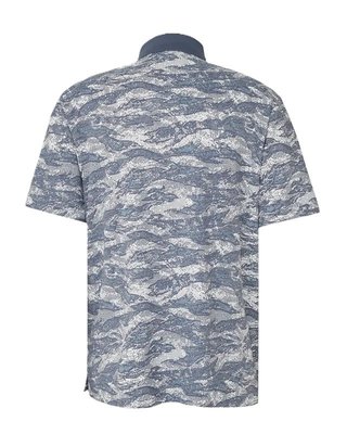 Under Armour Drive Chill Printed polo da uomo, downpour gray