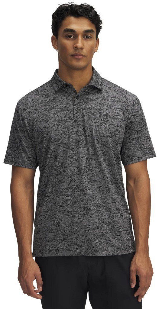 Under Armour Drive Jacquard polo da uomo, nero
