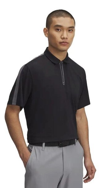 Under Armour Drive Zip polo uomo, nero