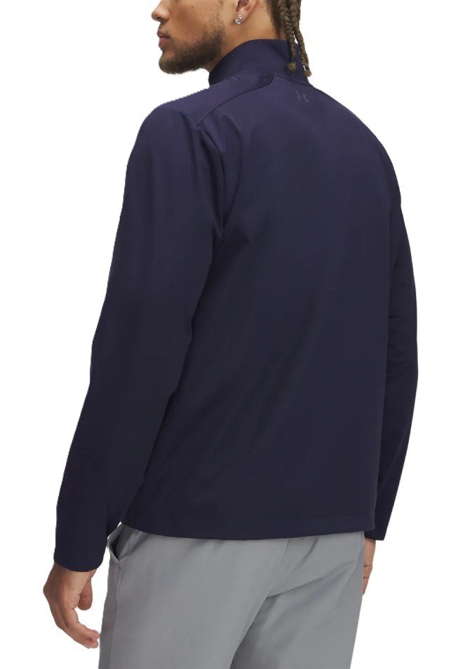 Under Armour Drive Wind Full Zip felpa con zip uomo, midnight navy