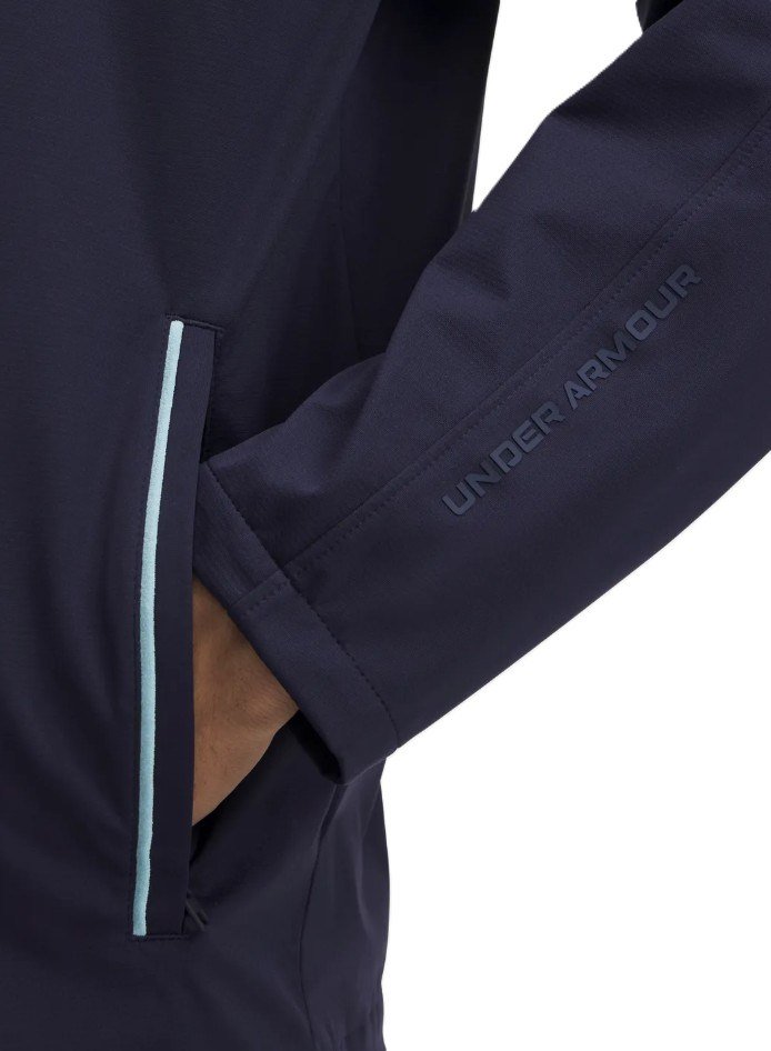 Under Armour Drive Wind Full Zip felpa con zip uomo, midnight navy