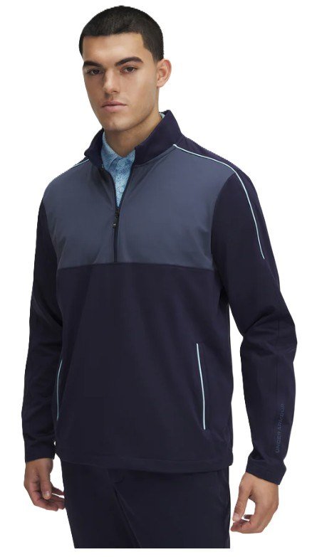 Under Armour Drive Wind Half Zip giacca da uomo, midnight navy