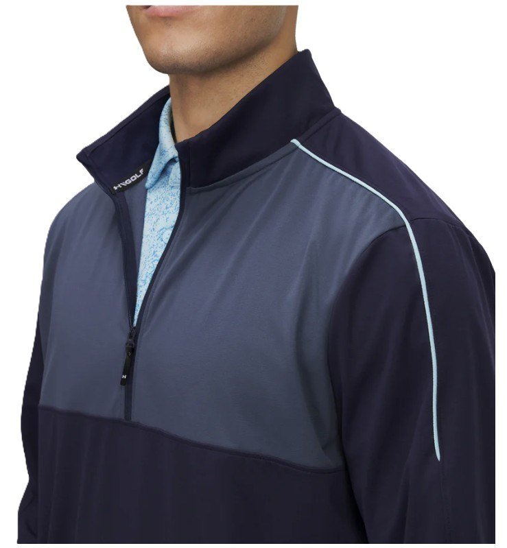 Under Armour Drive Wind Half Zip giacca da uomo, midnight navy