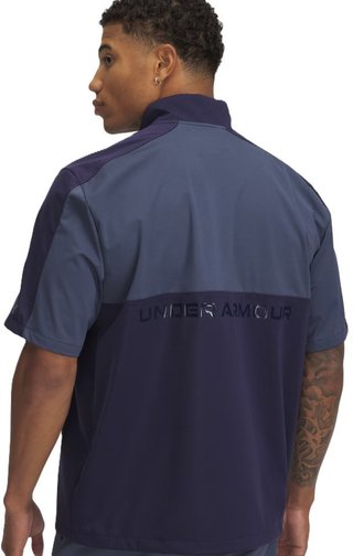 Under Armour Drive Wind Short Sleeve giacca antivento da uomo, midnight navy