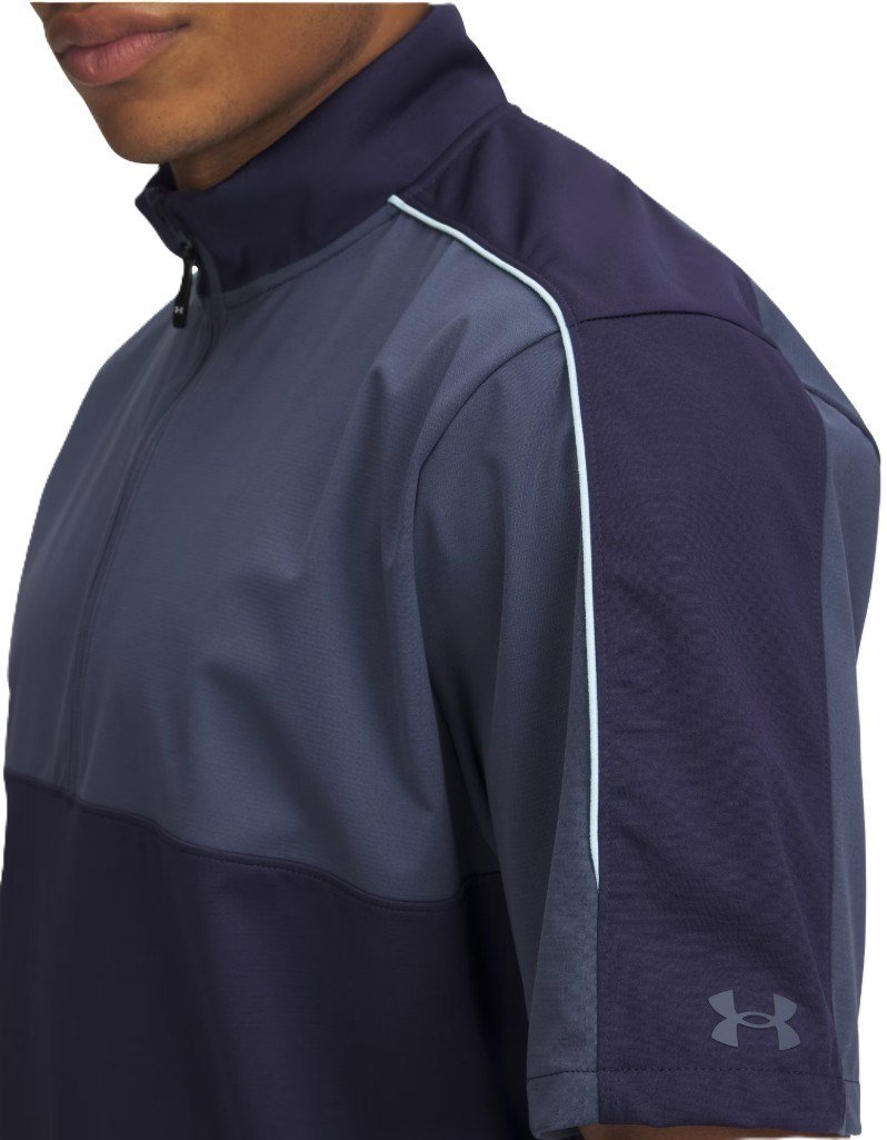 Under Armour Drive Wind Short Sleeve giacca antivento da uomo, midnight navy