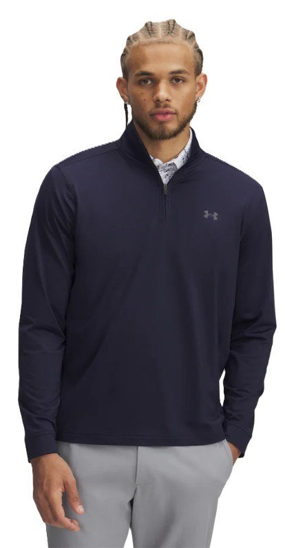 Under Armour Drive 1/4 Zip felpa da uomo, midnight navy