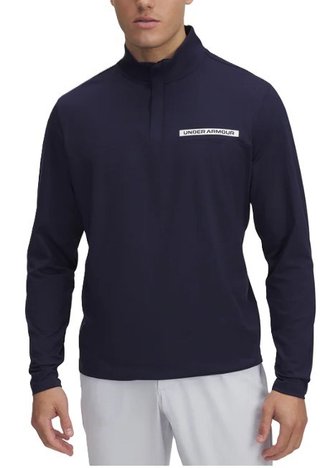 Under Armour T2G 1/4 Zip felpa uomo, midnight navy