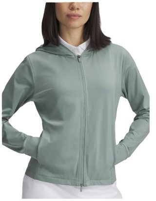 Under Armour Drive Full Zip HD felpa da donna, verde silice