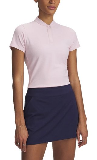Under Armour Drive Chill SS polo donna, prime pink