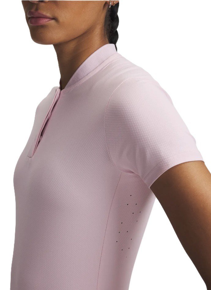 Under Armour Drive Chill SS polo donna, prime pink