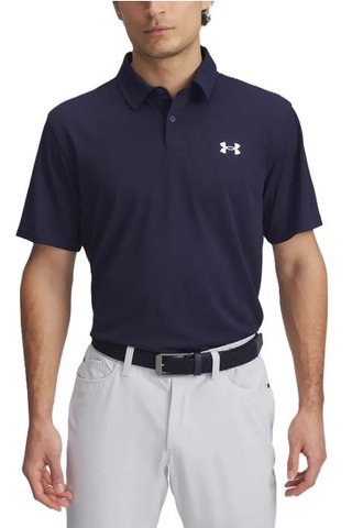 Under Armour T2G Pique polo da uomo, midnight navy
