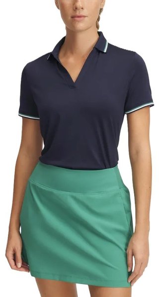 Under Armour Drive SS Rib polo da donna, midnight navy
